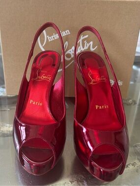 Christian Louboutin Hot Chick Slingback Alts size 35